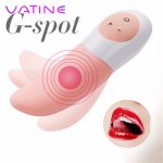 VATINE Clitoris Stimulator Vibrator Oral Masturbator Sex Products G-spot Massager Blowjob Sex Toys Tongue Vibration 12 Frequency