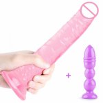 Soft Jelly Dildo Anal Butt Plug Vaginal Massager Realistic Dildo Suction Cup Dick Artificial Penis Erotic sex toys for Women