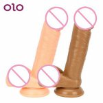 OLO Female Masturbator Big Dildos Realistic Penis Adult Products Artificial Cock Suction Cup Sex Toys for Woman
