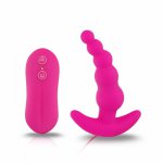 10 speed Anal butt plug vibrators Male Prostate Massager Silicone Anal Beads Anus sex toys Anal Vibrator sex toy for Men Women
