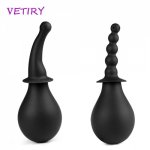 Ins, VETIRY Anal Cleaner Enema Syringe Anal Plug Rinse Butt Vaginal Cleaning Device Rectal Sprayer Adults Sex Toys for Men Women