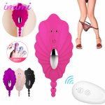 Female Clitoris Stimulator Wearable Butterfly Vibrator Wireless Remote G Spot Vibrating Panties Sex Toys for Women Masturbator