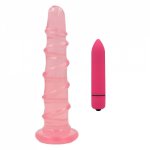 10 Modes Bullet Vibrators for Women Anal Vagina Vibrator & Suction Cup Dildo Realistic Sex Toys for Woman Adults Erotic Sex Shop