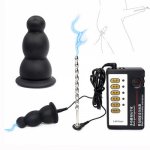 Vibrator Medical Themed Toys Anal Plug Urethral Catheter Sounds Masturbator Adult Sex Toys For Men Electric Shock Set Stimulator