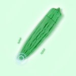 Unisex Silicone Bitter Gourd Vibrator Strong Vibration Anal Plug G-spot Stimulation Massager Adult Product Sex Toys for Couples