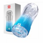Soft Pussy Sex Toys Transparent Vagina Male Masturbator Cup Adult Endurance Exercise Sex Products Vacuum Pocket Cup for Men