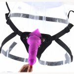 Faak, FAAK Strapon Dildo Dog Dildo Strap on Penis Adjustable Belt Animal Wolf Dildo Sex Toys for Women Lesbian Erotic Masturbate Toy