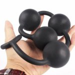 Big Anal Beads Butt Plug Dilatador Silicone Anal Balls Expander Vibrant Anal Plug Vaginal Dilator Sex Toys For Women Men