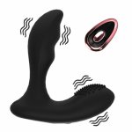 Vibrating Prostate Massager Male Anal Dildo Vibrator Remote Control Anus Stimulation Butt Plug Anal Vibrator Sex Toys For Man