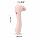 Rechargeable Clit Sucker G Spot Vibrator with 6 Sucking 8 Vibration Modes for Women Heating Clitoral Stimulator Massager Sex Toy