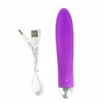 12 Frequency Powerful Vibrating Bullet Vibrator USB Rechargeable G-spot Vagina Massager Clitoris Stimulation Wand Women Sex Toys