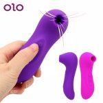 OLO Clit Sucker Vibrator Blowjob Tongue Vibrating Sex Oral Licking Nipple Sucking Clitoris Vagina Stimulator Sex Toys for Women