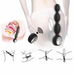 12 Speed Anal Beads Vibrator Butt Plug Clitoris Stimulator Female Masturbation Prostate Massager Sex Toy For Woman Adult Shop