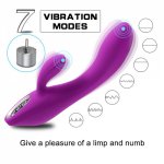 Vibe Dual Motor Rechargeable G-spot Rabbit Vibrator Dildo Waterproof Clit Stimulator With 12 Vibration Modes Sex Toys Pussy Anal