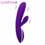 VATINE G Spot Rabbit Vibrator Silicone Sex Toys for Women Clitoris Stimulator G Spot Massager Erotic Toys Vibrator Wand