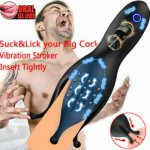 Automatic Handsfree Male Masturbator Cup Smart Nipple Clitoral Stimulation Penis Vibrators Massage Stroker Men Sex Toy For Man