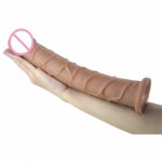 Super Long Large Dick Realistic Cock Skin Enlargement Dildo Sex Toy for Women