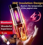 Leten Fully Automatic Male Masturbator Bluetooth With Phone Interact Real Vagina Pocket Pussy Silicone Sex Dolls For Men SexShop