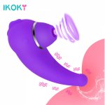 Ikoky, IKOKY  Female Masturbator Nipple Stimulator 20 Frequency Oral Sex Sex Toy for Women Sucking Vibrator Clitoris Vagina Sucker