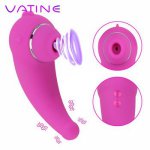 VATINE 20 Frequency Sucking Vibrator Nipple Sucke G spot Clit Stimulation Oral Sex Toys for Women Female Masturbator