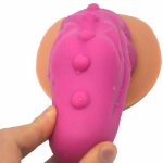 Animal Long Dildo Realistic Glans Penis Beads Vagina Anal Plug Massage Lesbian Flirting Sex Toy for Adult Women Masturbate