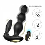 Male Dildo Anal Vibrator Beads Vaginal Butt Plug Anal Toys For Woman Wireless Remote G Spot Clitoris Stimulator Prostate Massage