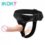 Ikoky, IKOKY Strap-on Realistic Dildo For Couples Lesbian Adult Games Strapon Dildos Panties Dildo Sex Toys for Women