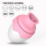 Oral Tongue Sucker Lick Clitoris Vagina Nipple Massager Powerful Vibrating Stimulator Magic Egg Vibrator Sex Toys for Women