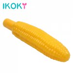 Ikoky, IKOKY Silicone Corn Vibrator Sex Toys for Woman G-spot Stimulation Massager Adult Product Erotic Real Dildo Strong Vibration