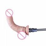 Hismith, HISMITH High quality dildo 20.5cm diameter 4.5cm Sex machine accessory Add on attachment Odorless Medical silicone sex toys