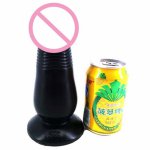 Big Butt Large Dong Big Butt Plug Large Insert Stopper Tool Anal Dildo Men Sex Toys Prostate Massage Sex Game Products ST502