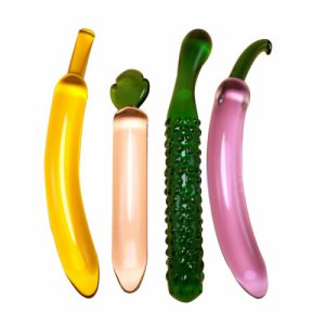 4 pcs/set Crystal Glass Anal Plug New Top Unique Design Sex Toy  G-spot Pleasure Anal B Adult Toys