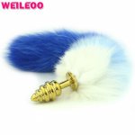 tail plug foxtail anal plug butt plug men's adult supplies toys for adults sex shop