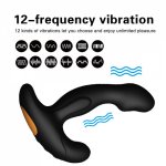 Vibrating Prostate Massager Men Anal Plug Waterproof With Powerful Motors USB charging Butt Anus Silicone Sex Toys