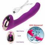25 Speed USB Rechargeable Vibrating Dildo Vibrator Female G spot Vagina Orgasm Stimulator Sex Toys 100% Waterproof Clit Vibrator