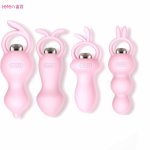 Leten 4 Type 7 Modes Anal Male Prostate Massager Toys Anal Sex Butt Plug Beads Vibrator For Women/Men/Gay/Lesbian Adult Products