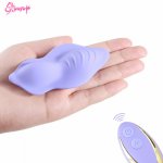 Portable Clitoral Stimulator G spot Vibrator Invisible Panty Vibrator Wireless Remote Control Vibrating Egg Sex toys for Women