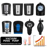 Vibrator Penis Pump Vacuum Pump Toys For Adult Men Gays Electric Pump For Penis Enlarger Male Penile Erection Training Pump Toys
