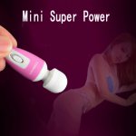 Mini Woman Vibrators G Spot Magic Wand AV Powerful Female Clitoral  Stimulator  Body Massager Female Sex Products