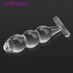 VATINE Butt Plug Anal Plug Dildos Sex Toys For Women Men G-spot Prostate Massager Crystal Glass Anal Beads