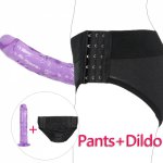 Adjustable Strapon Dildo Panties For Lesbian Wearable Penis Strap On Harness Realistic Dildo Sex Toys for Women Sex Erotic Toys