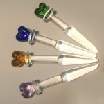 Good Healthy Crystal Glass Heart-Shaped Anal Plug Masturbation Toy Adult Sex Products