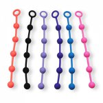 Anal Beads Chain G-spot 26cm anal balls Bead Chain Butt Plug silicone anus sex toy for couples lover sexy games