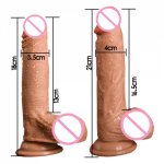 7/8 Inch Huge Realistic Dildo Silicone Penis Dong with Suction Cup for Women Masturbation Lesbain Sex Toy female toys