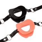 New Hot open mouth gag leather harness belt bondage restraints blowjob bite ring gags bdsm slave fetish sex toys for couples