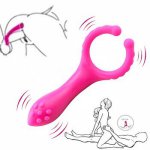 G spot Stimulate Vibrators Dildo Vibration Nipple Clip Silicone Safety Collars Delay Massage G-spot Vagina Clitoris Stimulation
