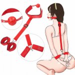 Mouth Plug Erotic Sex Toys For Woman Gay Couples Fetish Flirting Sexy Handcuffs Collar Bdsm Sex Bondage Rope Slave Sex Shop