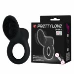 Powerful Vibrating Cock Ring Vibrator - Waterproof Penis Ring Full Silicone Clitorial Vibrators Vibes Stimulators for Female