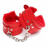 4 Colors PU Leather Hand cuffs Restraints Toys Handcuffs for sex, Adult Games Bdsm bondage Sex toys for couples.