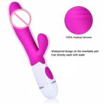 10 Speeds Medical Silicone Dual Vibrating G spot Dildo Vibrators Vagina Massager Sex Toys For Woman Sex Products Erotic Sex Shop